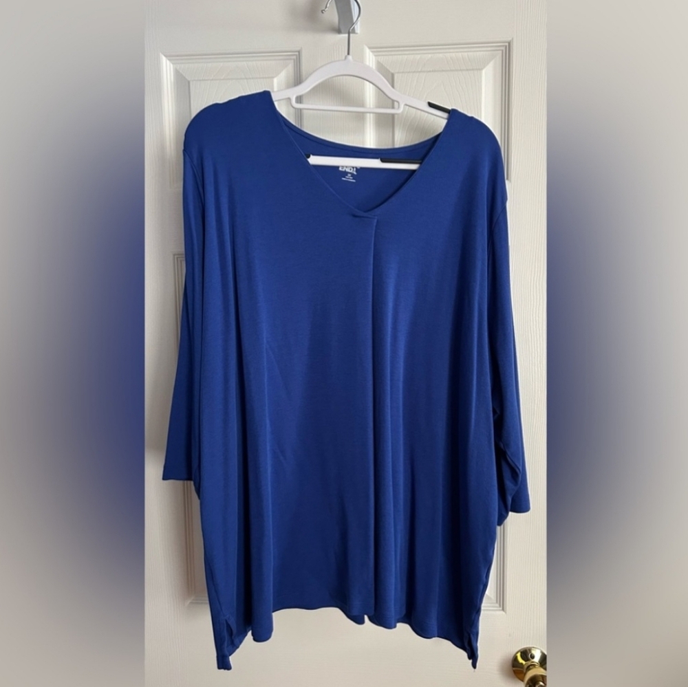 Lands' End Royal Blue V-Neck Tunic
